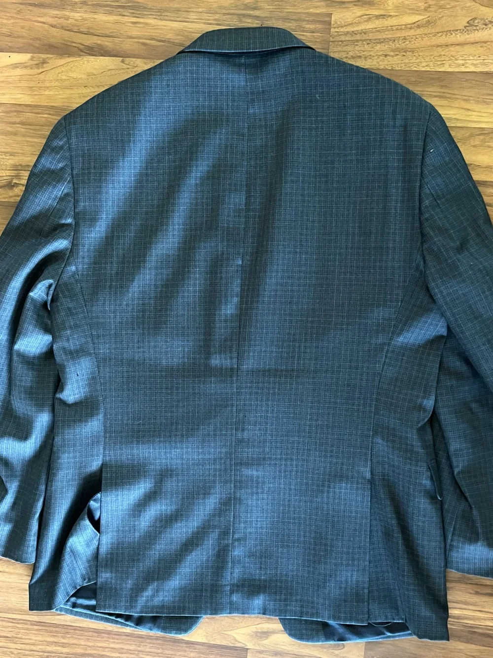 Michael Kors Men's 42r Charcoal Windowpane Blazer